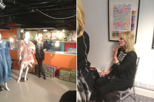 Joanna Lumley at Fashion and Textile museum
